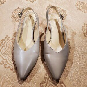 Liz Claiborne slingback pointed toe kitten heel pumps US size 9.5